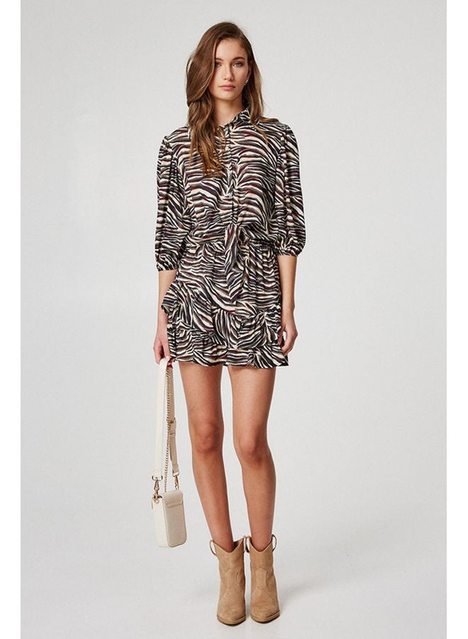 BSB Zebra printed mini skirt - Image 1