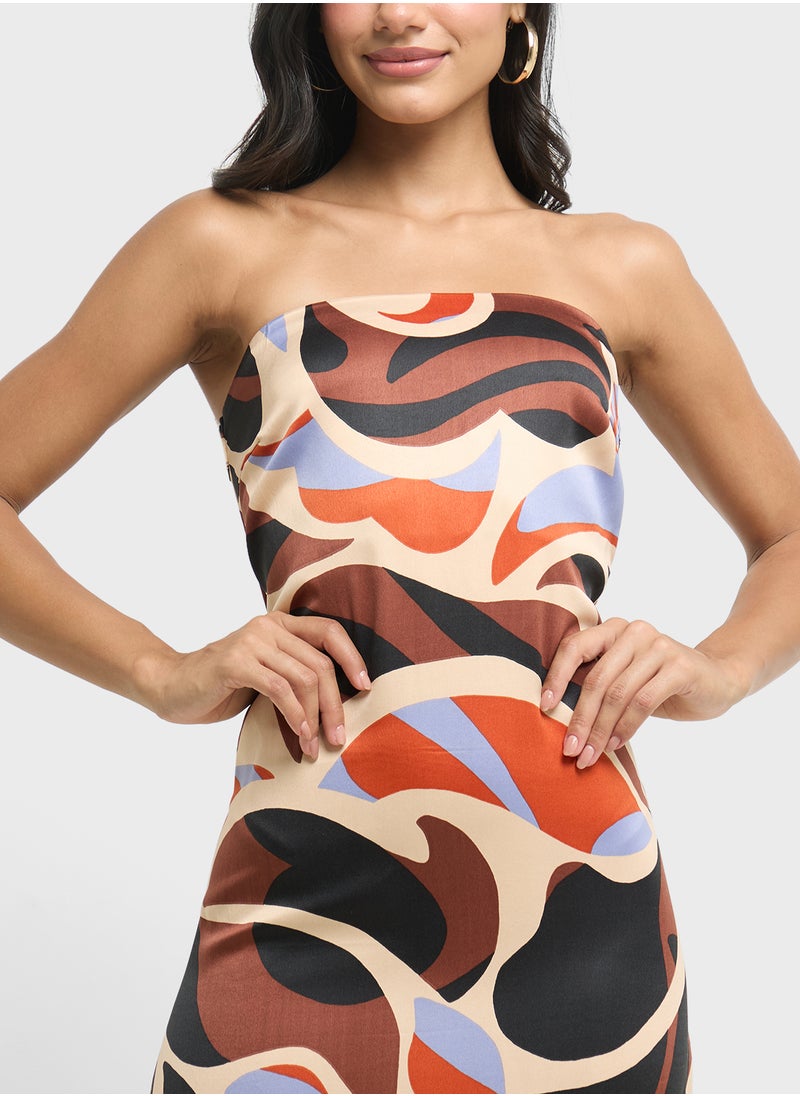 ONLY Abstract Print Dress  - Image 3
