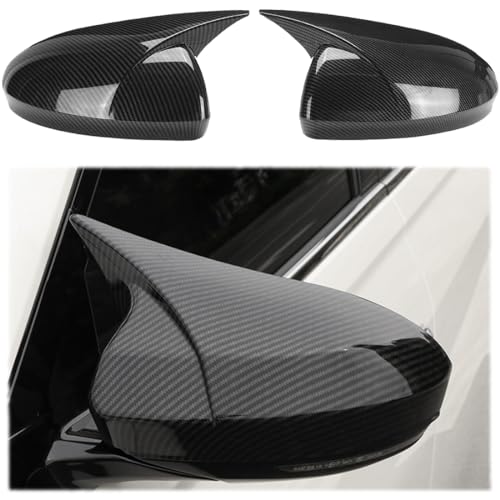 MUXEE 2PCS New Sports Rear Mirror Cover Caps for Nissan sentra 20202025Altima Sedan 20192025 ABS Side Door Wing Mirror Cap Covers Exterior car Accessories Carbon Fibe - Image 1