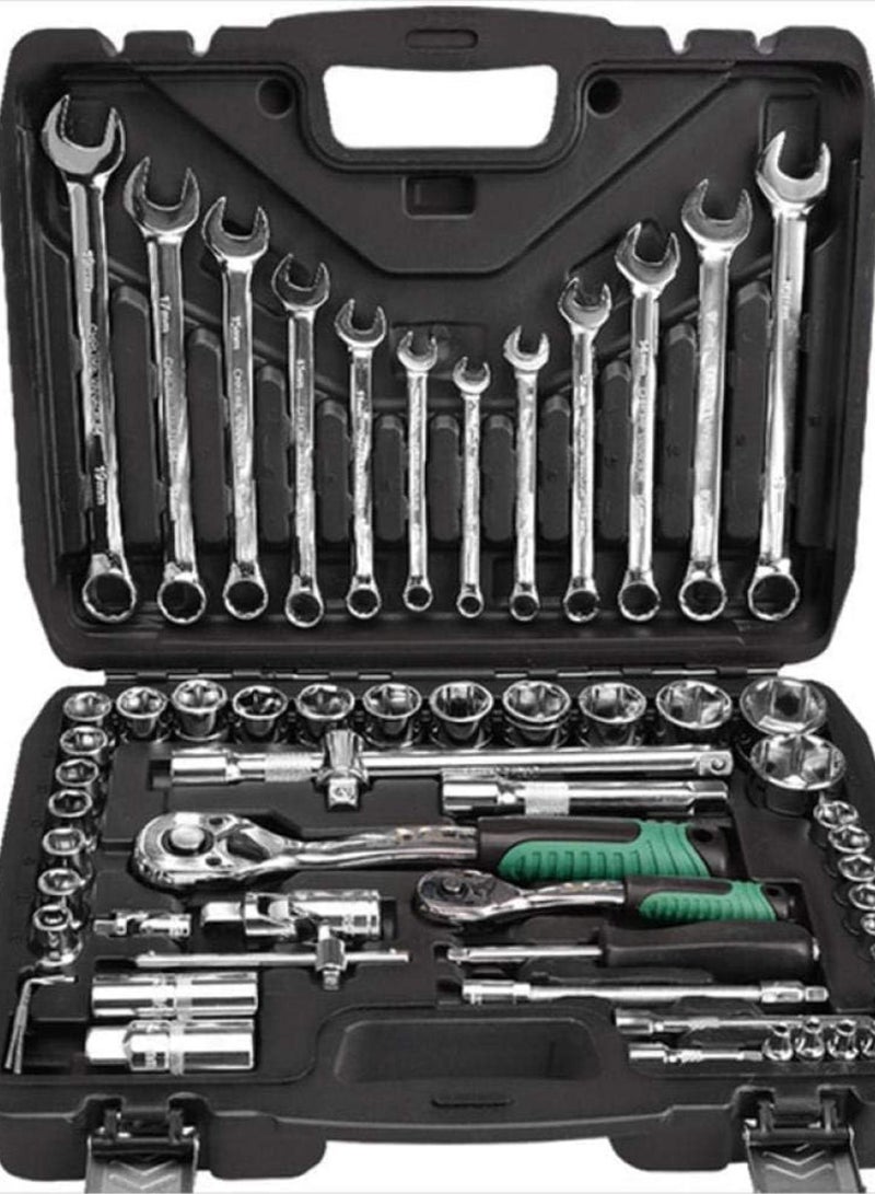 GGOOT Drill Bit Set, Wrench Socket Set Hardware Spanner Screwdriver Ratchet Wrench Set Kit Car Repairing Tools Combination Hand Tool Sets 121pcs - Image 4