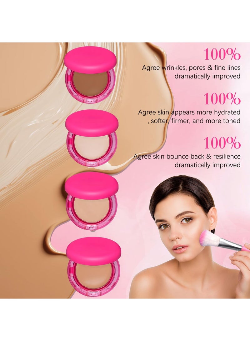 ATRJSZ Peptide Bounce Foundation – Hydrating, Age-Defying Foundation for Mature Skin And All Skin Types, Vegan, Clean, Natural, Medium Buildable Coverage, Satin Finish (Deep) - Image 3