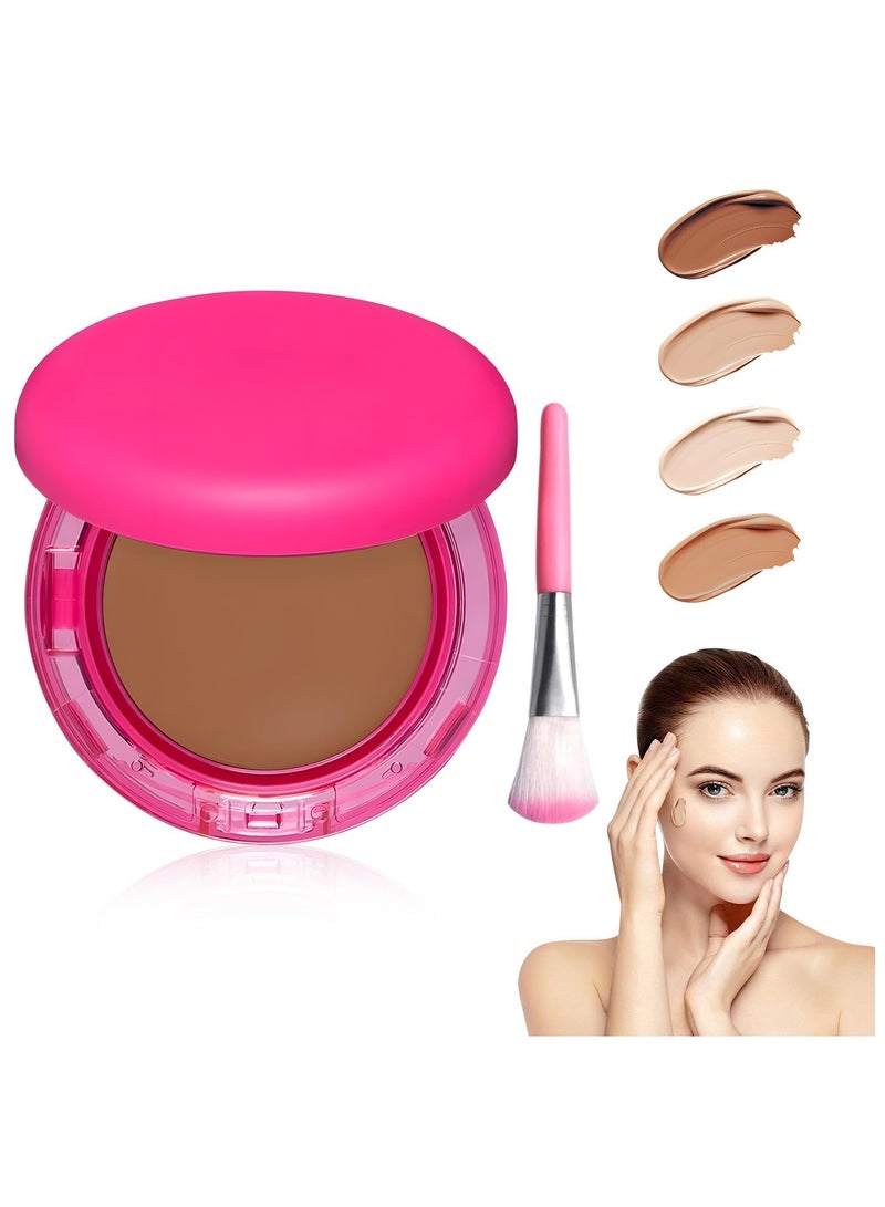 ATRJSZ Peptide Bounce Foundation – Hydrating, Age-Defying Foundation for Mature Skin And All Skin Types, Vegan, Clean, Natural, Medium Buildable Coverage, Satin Finish (Deep) - Image 1