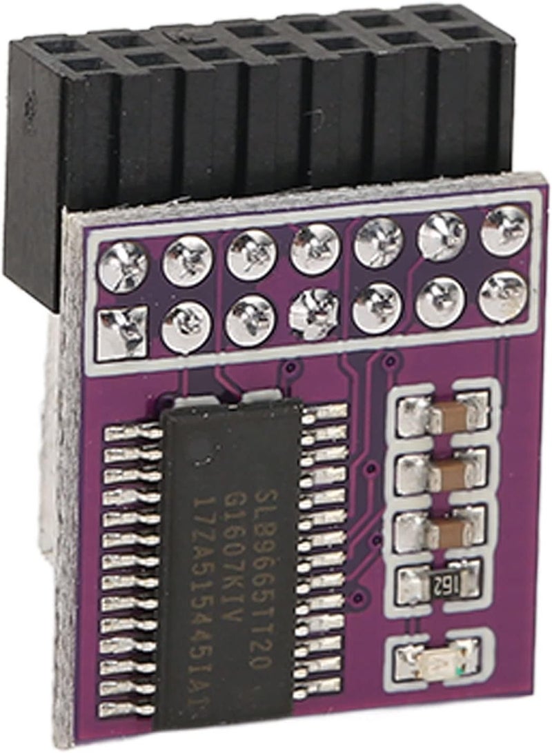 يسهل تخزين الجملة 14Pin TPM2.0 Module, LPC Interface TPM 2.0 Encryption Security Module Replacement for Home جودة عالمية مطورة اقتصادية إمداد مستمر بالبضائع من المستودعات - Image 1