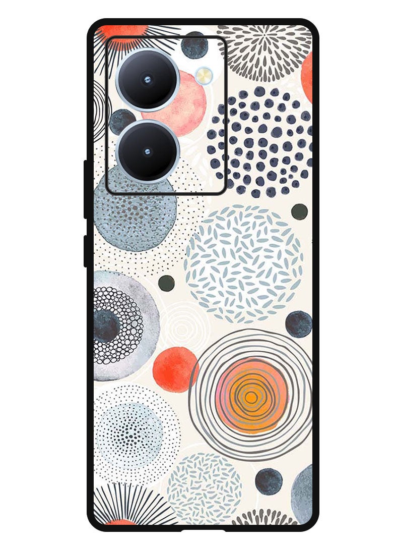 Theodor Protective Case Anti Scratch Shock Proof Bumper Cover For ViVo Y78 China Circle Patterns Colourful - Image 1