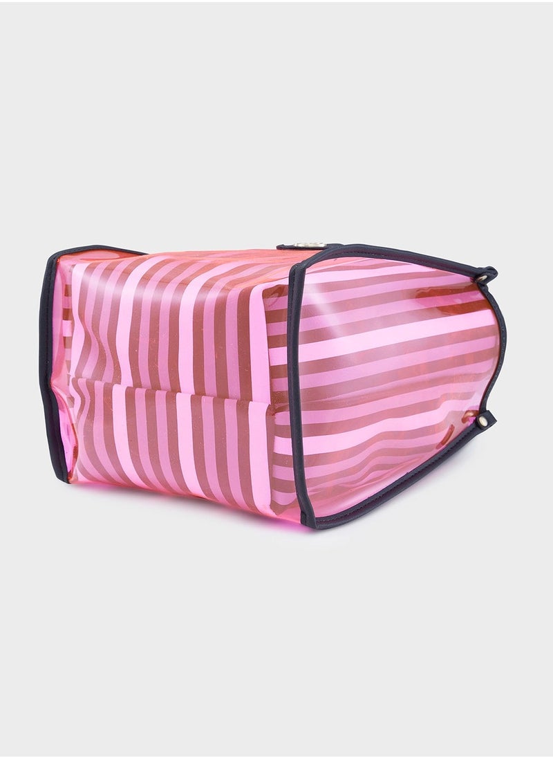 CAPRESE - CAPRESE-JOSIE TOTE SMALL PLASTIC PINK - Image 1