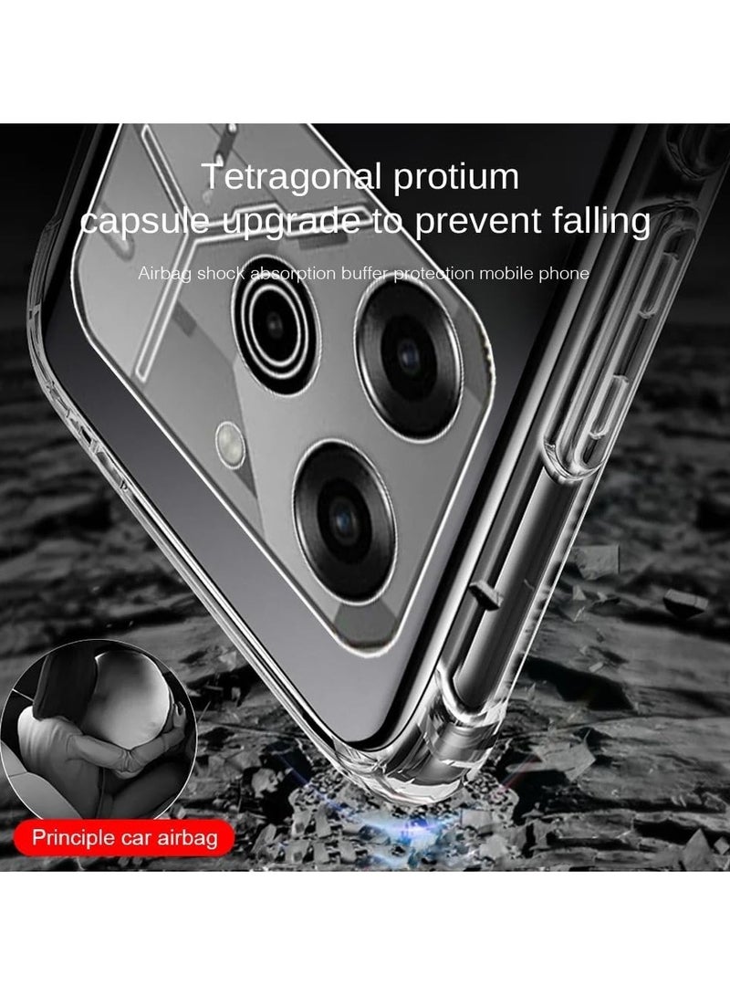 general Clear Case Compatible with Tecno Pova 6 Pro, Slim Fit TPU Transparent Soft Back Cover with 4 Corner Shockproof Airbag and Camera Lens Protection - Image 2