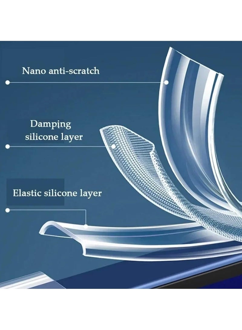 general Clear Case Compatible with Tecno Pova 6 Pro, Slim Fit TPU Transparent Soft Back Cover with 4 Corner Shockproof Airbag and Camera Lens Protection - Image 3