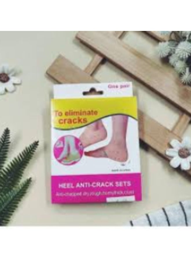 Heel Anti-Crack Silicone Sets One Pair Protector for Dry Rough Chapped Skin Relief Foot Care