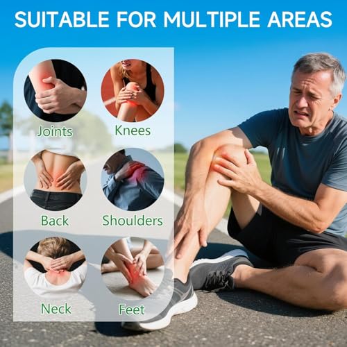 Delightbee Herbal 30 Knee Pain Relief Patch – Herbal Plaster for Joint & Muscle Pain, Quick Relief Heating Pad, Natural Pain Reliever for Knee, Arthritis, Back & Body Pain Inflammation Patch Sticker,Natural Wormwood (30 Knee Patches) - Image 3