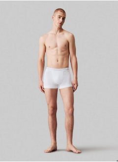 CALVIN KLEIN Men's 3 Pack Trunks - Cotton, Multicolour  - Image 3