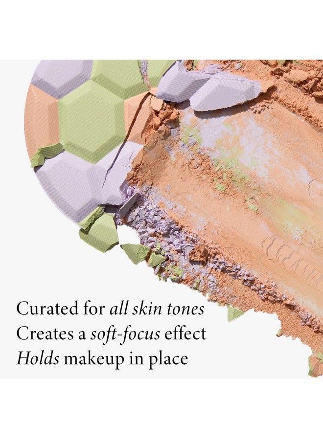 LAURA GELLER Filter Finish Pressed Radiant Setting Powder, Color Correcting For Even Tone, Universal