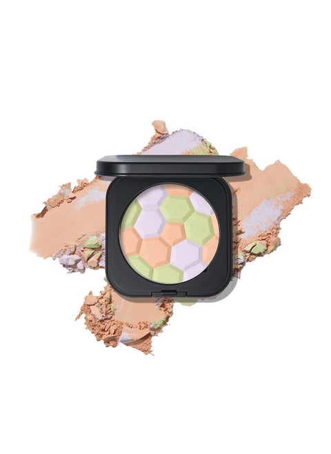 LAURA GELLER Filter Finish Pressed Radiant Setting Powder, Color Correcting For Even Tone, Universal