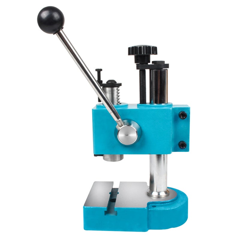 RATTMMOTOR Arbor Press J03-0.2A Spring-Loaded Precision Manual Shaft Press, Benchtop Hand Hole Puncher Machine for Metal and Non-Metal Punching, Bending, Stretching, Forming (2KN/0.2T Capacity) - Image 1