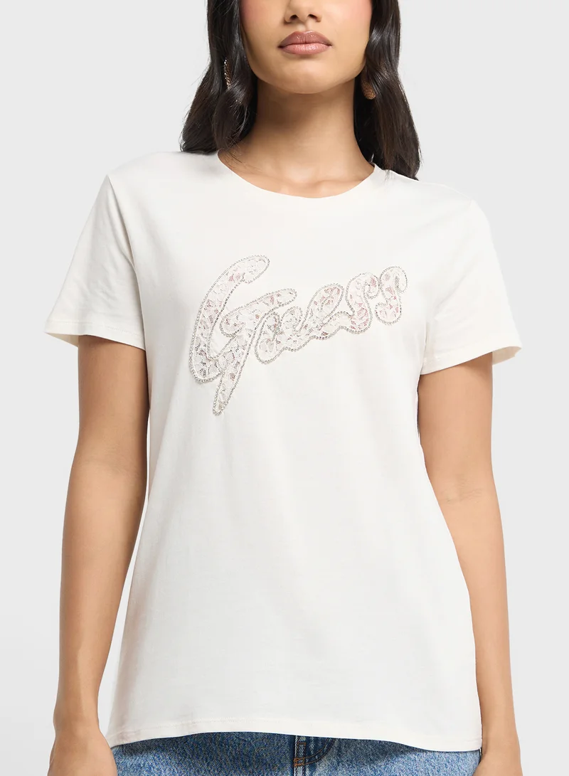 جس Crew Neck T-Shirt