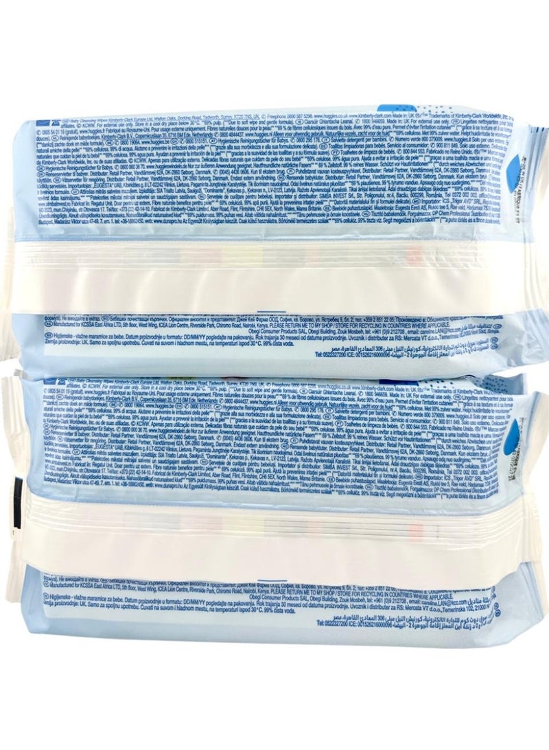 هجيز مناديل هجيز بيور، عبوة من 56 قطعة، قطعتين - Image 2