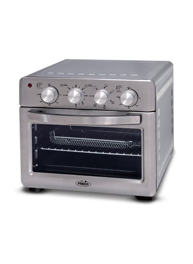 Frego 25 Litre Air Fryer Oven FR-25L | 1600W Digital Toaster Oven with 10 Preset Programs | Oil-Free Air Frying, Baking, Grilling & Roasting | Stainless Steel - Image 2