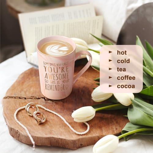Maustic Birthday Gifts for Women Friendship, Best Friend Birthday Gifts, Thank You Gift, Sometimes You Forget Your Awesome Mug, Inspirational Appreciation Gift for Employee Teacher Coworkers Nurses - Image 4