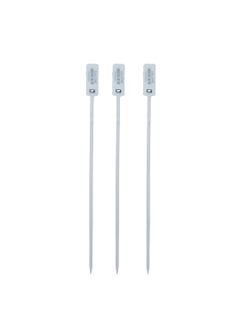Calcine Calcine 16 inches Pack of 50 Security Plastic Cable Seal Adjustable SelfLocking Cable Ties Tags Wire Padlock for Cargo Container Seal Lock  - Image 1