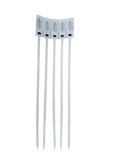 Calcine Calcine 16 inches Pack of 50 Security Plastic Cable Seal Adjustable SelfLocking Cable Ties Tags Wire Padlock for Cargo Container Seal Lock  - Image 2