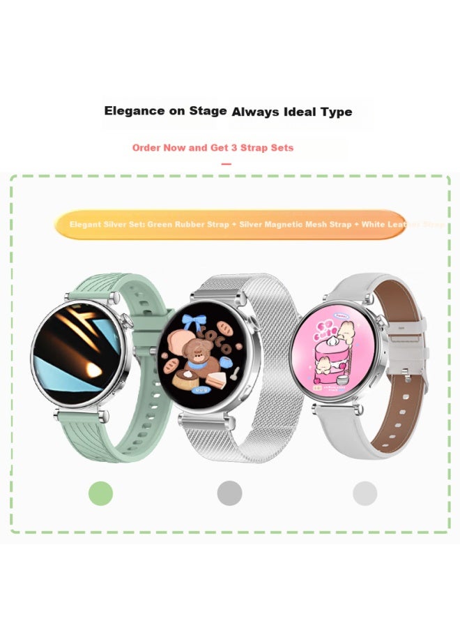 Aelvo Watch Gt4 Series Women's Smarch, Sports Health Monitoring, Calling Function, Adult Gt5 Feng New Model Compatible With Apple, Huawei, Oppo, Vivo Phones For Connectio - Image 2