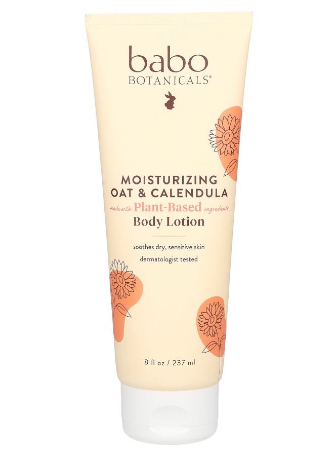 Babo Botanicals Moisturizing Body Lotion Oat & Calendula 8 fl oz (237 ml)