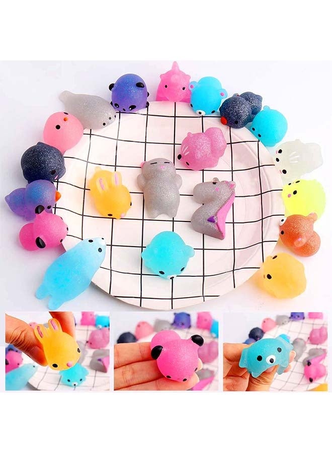 30 Pieces Decompression Glitter Animal Toy 4 x 3.4 x 2.5cmRandom style - Image 2