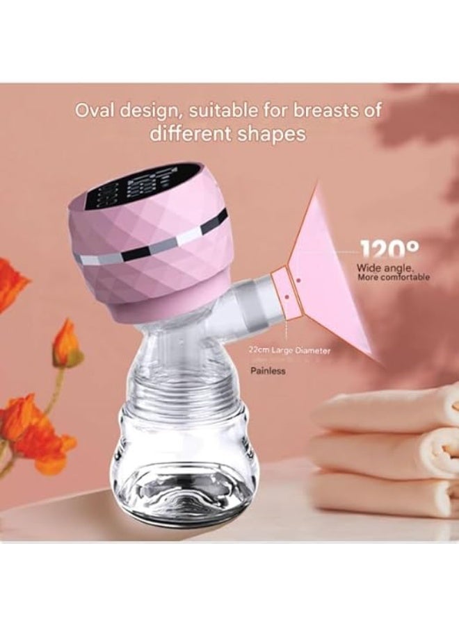 نيفورا  مضخة ثدي كهربائية محمولة - 3 أوضاع و9 مستويات شفط، شفاط حليب لاسلكي هادئ، سيليكون آمن غذائيًا خالٍ من BPA، قابلة لإعادة الشحن عبر USB مع شاشة LED - Image 2