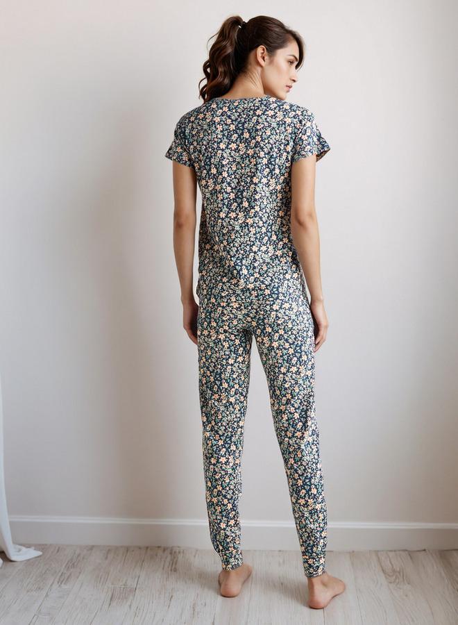 سبلاش فيڤ طقم بيجاما تي شيرت وبنطلون - Image 3