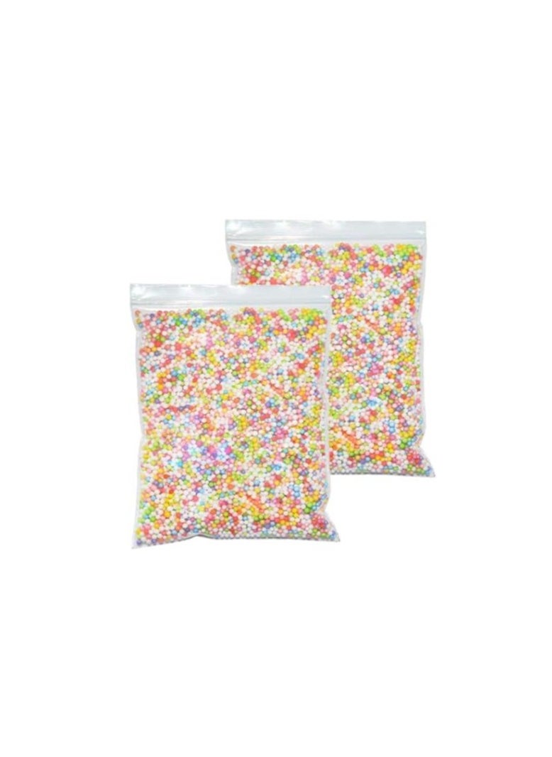 Generic Multicolor Foam Beads, Styrofoam Balls for Gift Box Filling, Arts & Crafts, Wedding Decorations and wrapping gifts P9  - Image 1