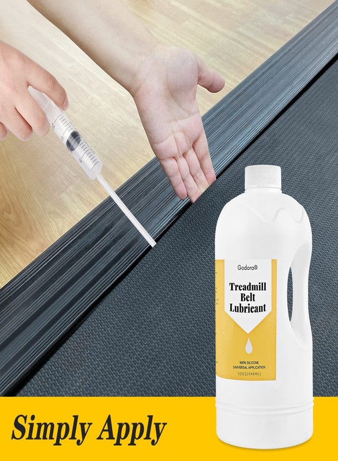 Godora 100% Silicone Treadmill Lubricant/Treadmill Lube, 32 Ounces Premium Silicone Oil for Treadmill Belt Lubrication, Easy to Apply Treadmill Belt Lubricant Oil, Suitable for Nearly All Type of Treadmills - Image 3