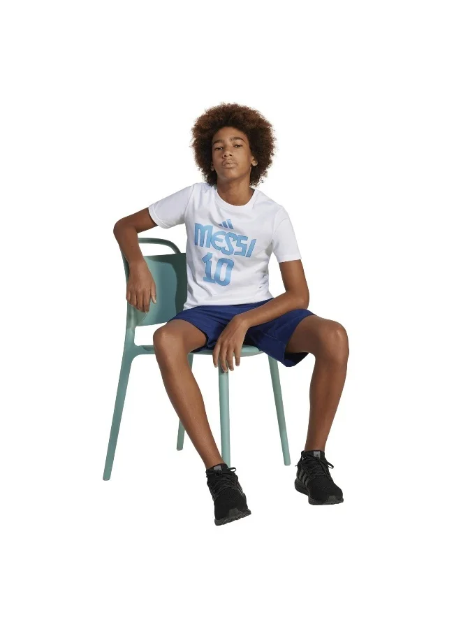 adidas Originals adidas messi name&number men graphic t-shirt