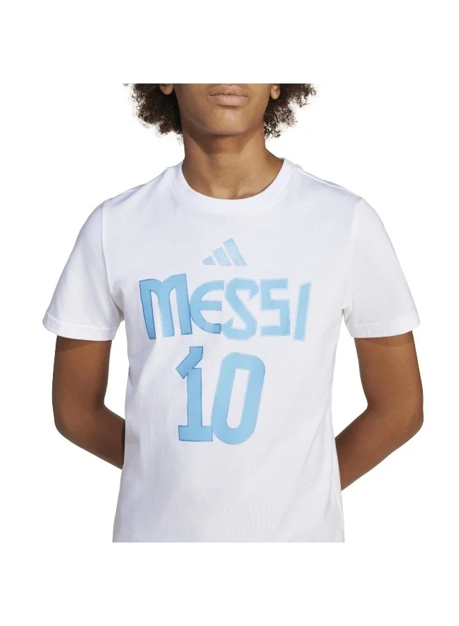 adidas Originals adidas messi name&number men graphic t-shirt