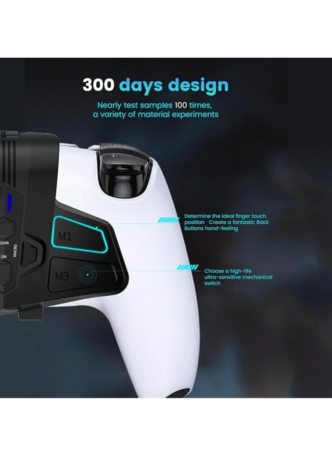 General NBCP P5 Original Controller Back Button, PS5 Original Controller Back Button DIY Kit, Programmable, Turbo, Macro & RGB LEDs, Easy to Connect and Upgrade  - Image 5