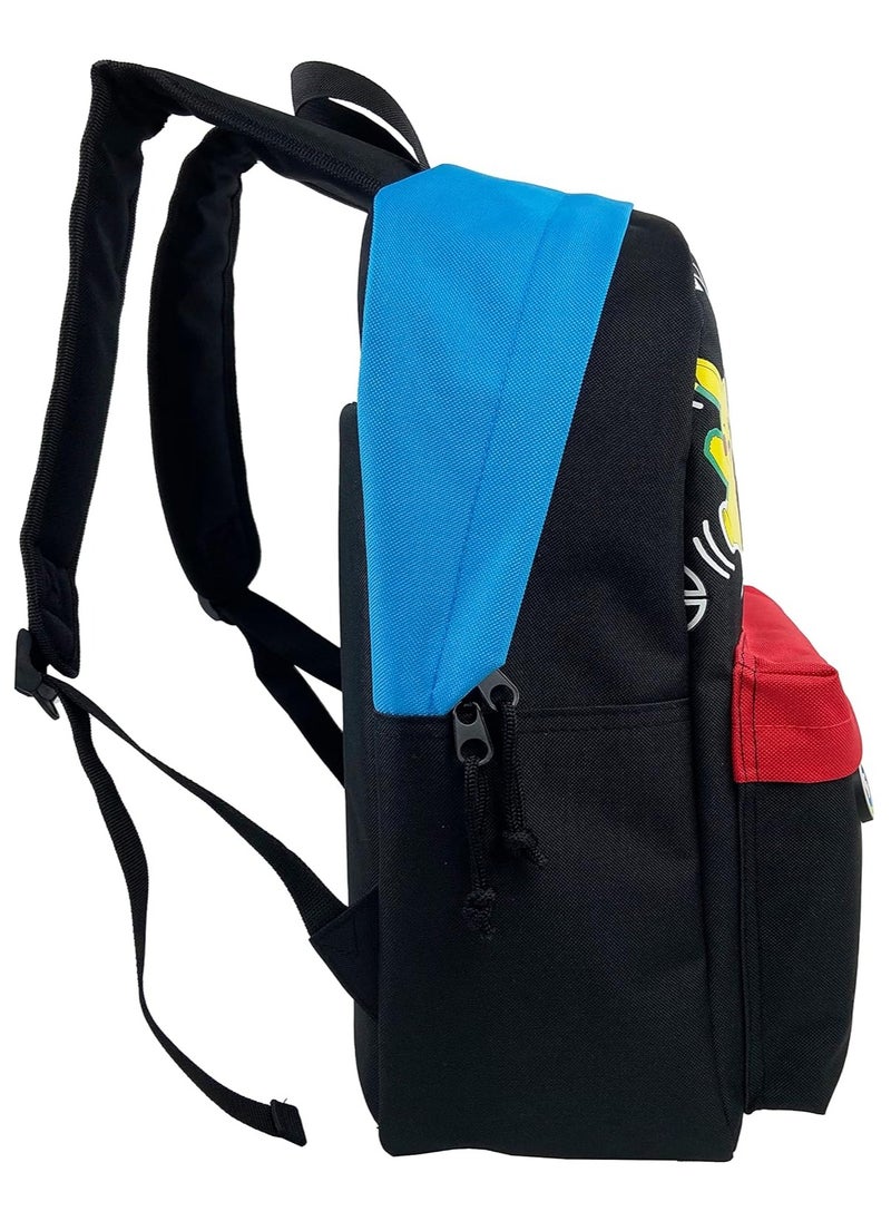 Pokemon Junior Backpack School Backpack Trolley Attachable Backpack Black Official Product  - Image 3