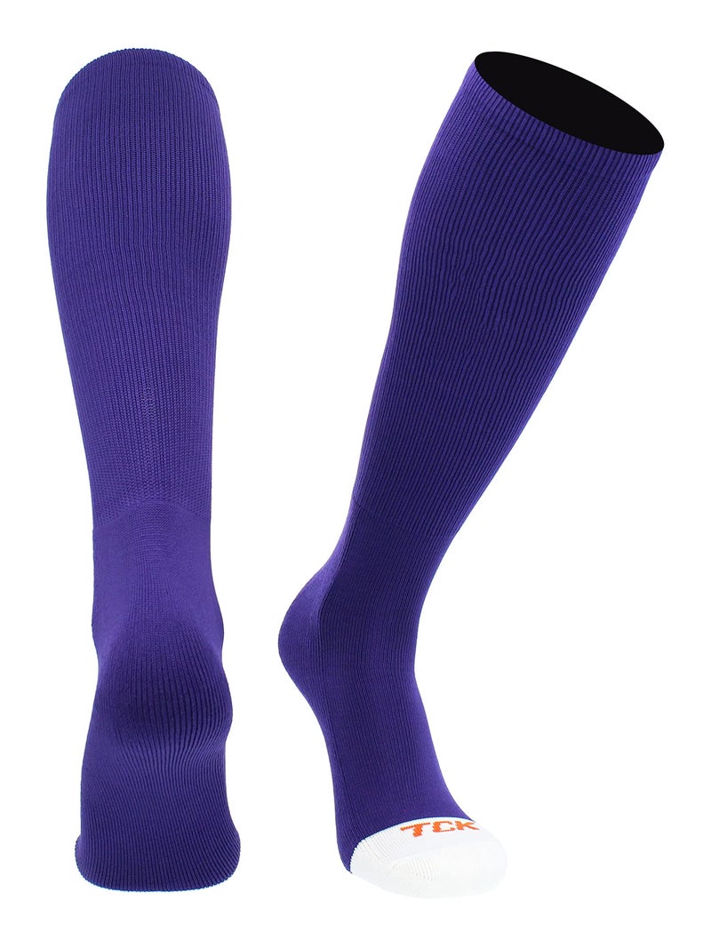 TCK Prosport Performance Tube Socks (Purple, Small)