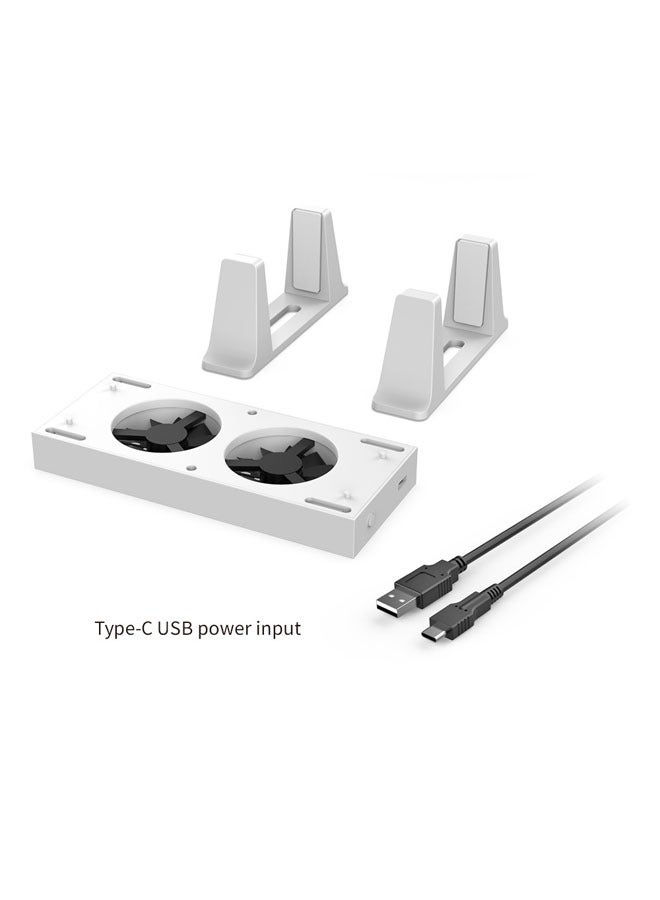 حامل عمودي لتبريد Xbox Series S، قاعدة تبريد عمودية بثلاث سرعات، مبرد خارجي للحامل، قاعدة تبريد لجهاز XSS. - Image 4