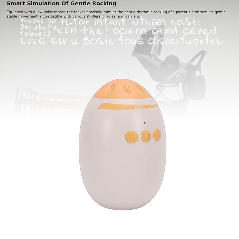 Keenso Baby Stroller Rocker, ABS Material, 11 Types White Noise Baby Soother for Outdoor Use - Image 3