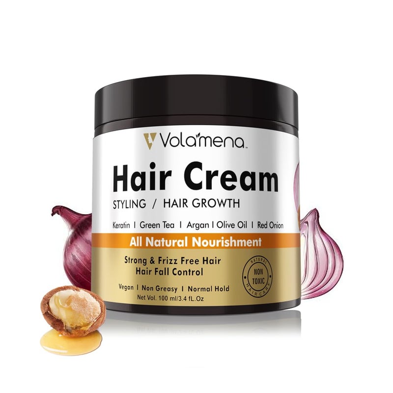 VOLAMENA WITH DEVICE Volamena Onion  Argan Oil Hair Cream for Hair Growth  Fall Control  Nourishing Formula for Men  Women 120 ml  Strengthens Revitalizes and Restores Shine - Image 3
