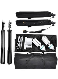 NEELABIL Photography Studio light, Softbox Photography Lighting Kit Photo Video Equipment，20" x 28"/ 50 x 70 cm Continuous Lighting Equipment，UK Plug 220V  - Image 2