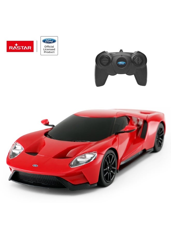 Rastar 1:24 Scale Ford GT Remote Control Car, Officially Licensed Ford RC Toy Car for Kids - Image 1