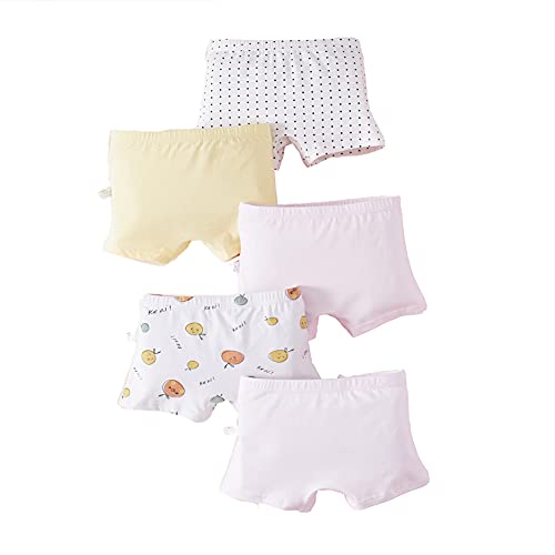Core Pretty 5-Pack Cotton Boyshorts for Toddler Girls - Cute Panda Print Underwear | Soft Breathable Undies | Underpant Undies (3-4 Years) - Image 2