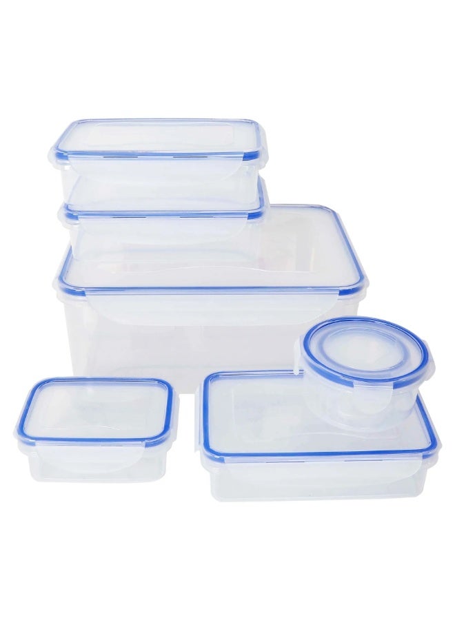Home Food Container, Plastic Food Box, 7pcs Set - Image 1