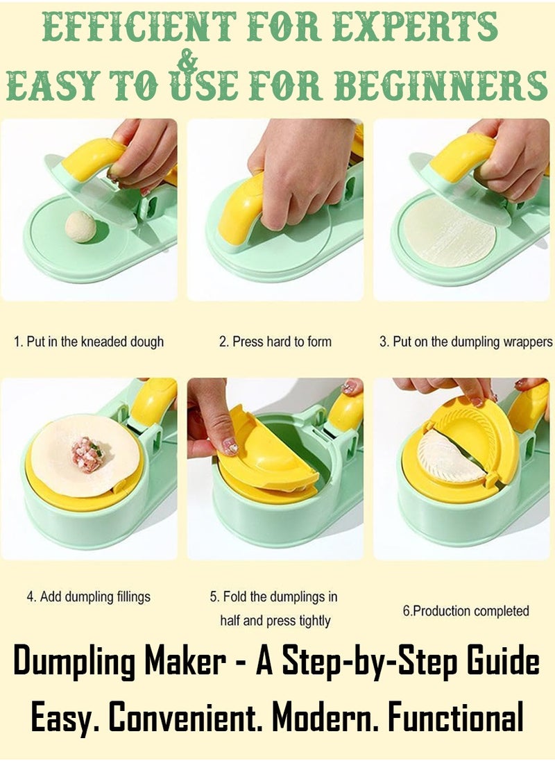 QUTOOB 3 in 1 Dumpling Maker Dough Presser and Bun Mold For Making Qatayef, Fatayer, Samosa, Momos And Much More, Excellent Baking Tool Mold, Convenient And Quick  - Image 5