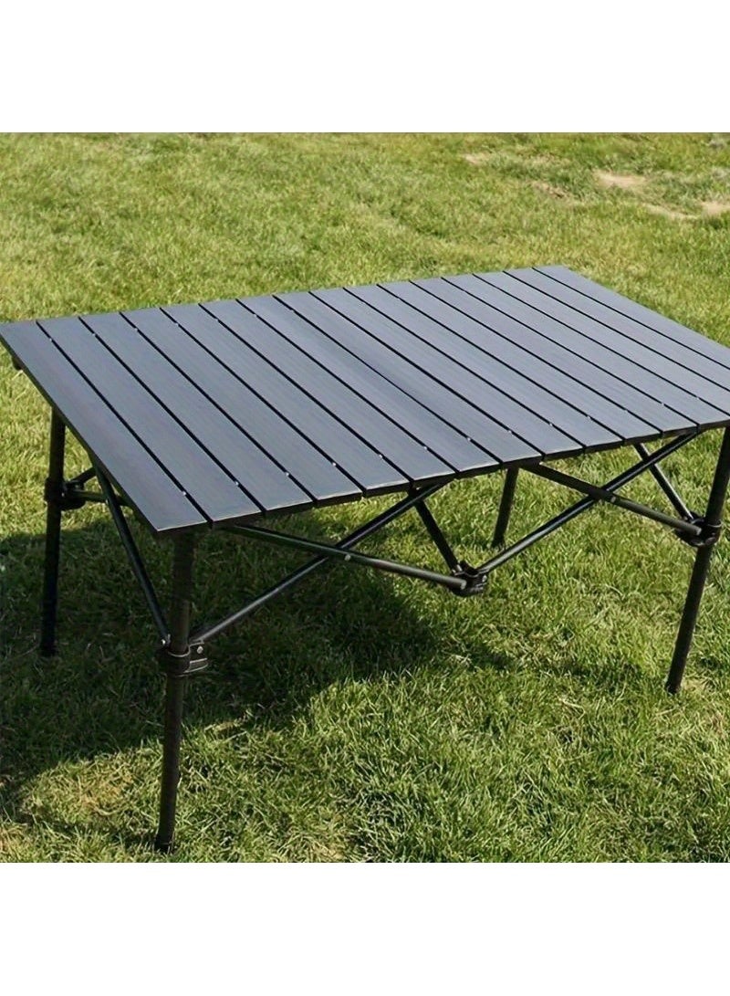 AGD Portable Folding Camping Table, 95cm, Spacious, Lightweight, Suitable for for Picnics, BBQs and the Beach - Image 1