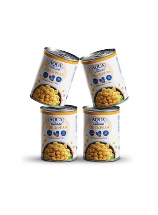 Chickpeas – Ready to Use Canned Chickpeas, Easy Open Can 400 gram Pack of 4