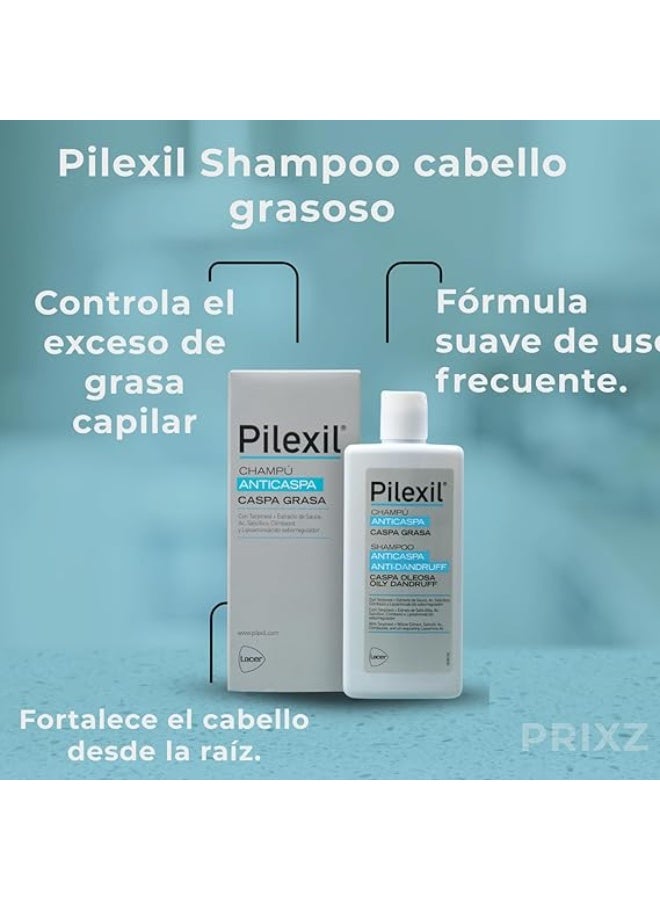 Pilexil Oily Dandruff Shampoo 300ml - Image 3