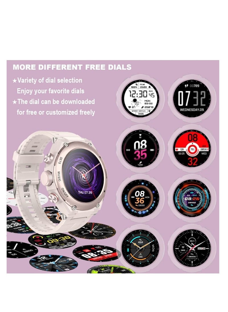Captaintech Smart Watch with Earbuds, 3 in 1 Smart Watch, 1.28 Inch Touch HD Screen Fitness Activity Tracker, with Answer/Make Call, Recording, Heart Rate Sleep Monitor Function, Support Long Time Standby - Image 3