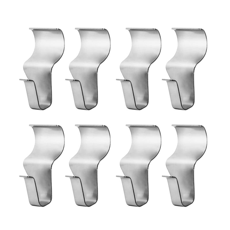 LEGLO No-Hole Needed Vinyl Siding Hooks Hangers For Hanging 8 Pack, Heavy Duty Light Mailbox Planter Hanger 8 Pack - Image 1