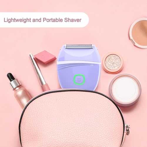 XYOUWEI Women Electric Shaver, Wet and Dry Bikini Trimmer for Women, Rechargeable Electric Razor for Legs, Face, Arm, Underarm, Bikini Area - Image 5