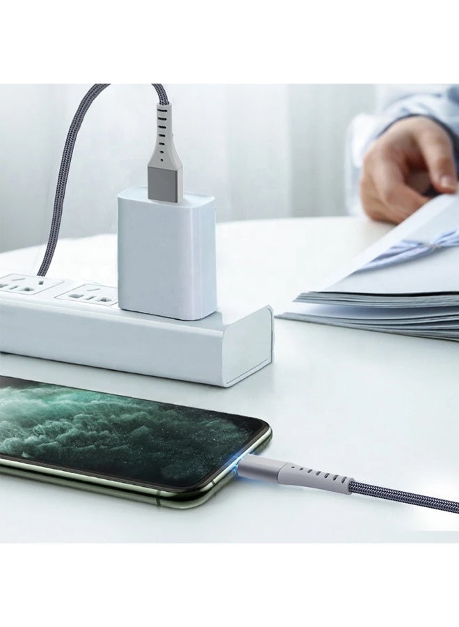 Microdigit DC233M Micro USB Fast Charging Cable | 20,000+ Bend Lifespan | Braided Durable Data & Charging Cable | 480Mbps Sync | Mobile/Powerbank Compatible - Image 4